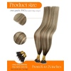 image:imageSunny Hair Nano Ring Hair Extensions Human Hair Soft Nano Tips 18 Inch
