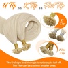 image:imageSunny Hair U Tip Hair Extensions Human Hair Blonde 18 Inch 50G