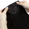 image:imageTape in Hair Extensions and Human Hair Ponytail Dark Brown 16inch 200G