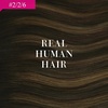 image:imageVe Sunny Ponytail Extension Human Hair 80g Wrap Around Natural Pony Tails Hair Extensions Straight Real Human Hair for Women Jet Black 14 InchPony14262 Dark Brown Balayage Chestnut Brown