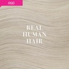 image:imageVe Sunny Ponytail Extension Human Hair 80g Wrap Around Natural Pony Tails Hair Extensions Straight Real Human Hair for Women Jet Black 14 InchPony2460 White Platinum Blonde