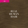 image:imageVe Sunny Ponytail Extension Human Hair 80g Wrap Around Natural Pony Tails Hair Extensions Straight Real Human Hair for Women Jet Black 14 InchPony328 Light Ash Brown