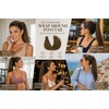 image:imageVe Sunny Ponytail Extension Human Hair 80g Wrap Around Natural Pony Tails Hair Extensions Straight Real Human Hair for Women Jet Black 14 InchPony328 Light Ash Brown