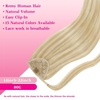 image:imageVe Sunny Ponytail Extension Human Hair 80g Wrap Around Natural Pony Tails Hair Extensions Straight Real Human Hair for Women Jet Black 14 InchPony342760 Strawberry Blonde Highlights Bleach Blonde