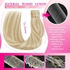image:imageVe Sunny Ponytail Extension Human Hair 80g Wrap Around Natural Pony Tails Hair Extensions Straight Real Human Hair for Women Jet Black 14 InchPony342760 Strawberry Blonde Highlights Bleach Blonde