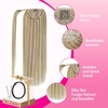 image:imageVe Sunny Real Hair Ponytail Extension Dark Golden Blonde Highlight 16 Inch