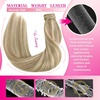 image:imageVe Sunny Real Hair Ponytail Extension Dark Golden Blonde Highlight 16 Inch