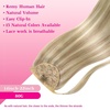 image:imageVe Sunny Real Hair Ponytail Extension Dark Golden Blonde Highlight 16 Inch