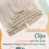 image:imageand Ve Sunny Itip Hair Extensions and Human Hair Ponytail Blonde 22inch 170G