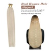 image:imageand Ve Sunny Itip Hair Extensions and Human Hair Ponytail Blonde 22inch 170G