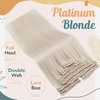 image:imageand Ve Sunny Itip Hair Extensions and Human Hair Ponytail Blonde 22inch 170G