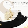 image:imageand Ve Sunny Tape in Hair Extensions and Human Hair Ponytail Black 14inch 130G