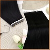 image:imageand Ve Sunny Tape in Hair Extensions and Human Hair Ponytail Black 14inch 130G