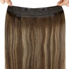image:imageand Ve Sunny Wire Hair Extensions and Human Hair Ponytail Brown Balayage 160G