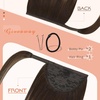 image:imageand Ve Sunny Wire Hair Extensions and Human Hair Ponytail Brown Balayage 160G