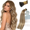 image:imageSunny Hair 18 Inch I Tip Hair Extensions Human Hair Brown Ombre Blonde