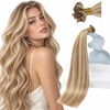 image:imageSunny Hair 18 Inch U Tip Hair Extensions Human Hair Natural K Tips