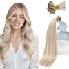 image:imageSunny Hair 20 Inch Ktip Human Hair Extensions Blonde Highlight Soft U Tip