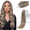 image:imageSunny Hair 22 Inch Micro Bead Hair Extensions Real Human Hair Straight