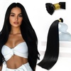 image:imageSunny Hair 22 Inch Mini Flat Tip Hair Extensions Human Hair Jet Black
