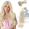 image:imageSunny Hair 24 Inch K Tips Hair Extensions Human Hair Platinum Blonde