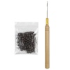 image:imageSunny Hair 80 PCS Micro Silicone Beads Professional Tools AccessoryBrown