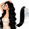image:imageSunny Hair Black Tape in Hair Extensions Real Human Hair