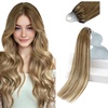image:imageSunny Hair Micro Link Hair Extensions Human Hair Ash Brown Blonde 16 Inch