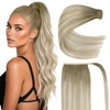 Pony-3-2-#SUN Ash Grey Balayage Platinum Blonde