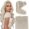 image:imageand Ve Sunny Itip Hair Extensions and Human Hair Ponytail Blonde 22inch 170G