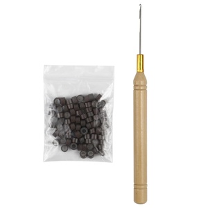 image:imageSunny Hair 80 PCS Micro Silicone Beads Professional Tools AccessoryBrown