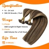image:imageSunny Hair 18 Inch K Tip Hair Extensions Real Human Hair Brown Blonde
