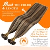 image:imageSunny Hair 18 Inch K Tip Hair Extensions Real Human Hair Brown Blonde