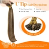 image:imageSunny Hair 18 Inch K Tip Hair Extensions Real Human Hair Brown Blonde