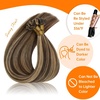 image:imageSunny Hair 18 Inch K Tip Hair Extensions Real Human Hair Brown Blonde