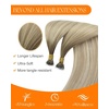 image:imageSunny Hair 18 Inch Nano Bead Hair Extensions Human Hair Ombre Blonde