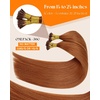 image:imageSunny Hair 20 Inch Itip Human Hair Extensions Copper Remy Hair