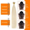 image:imageSunny Hair 20 Inch Mini Flat Tip Human Hair Extensions Platinum Blonde