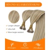 image:imageSunny Hair 20 Inch Nano Hair Extensions Human Hair Blonde Highlight