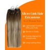 image:imageSunny Hair 22 Inch Microlink Hair Extensions Human Hair Micro Beads