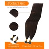 image:imageSunny Hair 22 Inch Nano Human Hair Extensions Darkest Brown