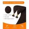 image:imageSunny Hair 22 Inch Nano Human Hair Extensions Darkest Brown