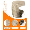 image:imageSunny Hair 24 Inch Micro Link Hair Extensions Human Hair Invisible Bonds