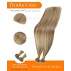 image:imageSunny Hair 24 Inch Nano Bead Hair Extensions Human Hair Light Blonde