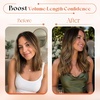 image:imageSunny Hair Clip in Hair Extensions Real Human Hair Caramel Balayage 12inch