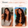 image:imageSunny Hair Clip in Hair Extensions Real Human Hair Dark Brown 18inch 135g
