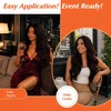 image:imageSunny Hair Clip in Hair Extensions Real Human Hair Dark Brown 18inch 135g