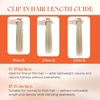 image:imageSunny Hair Clip in Hair Extensions Real Human Hair Highlights 16 Inch