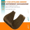 image:imageSunny Hair Extensions Tape in Human Hair Golden Walnut Brown 50g 20Pcs