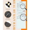 image:imageSunny Hair K Tip Human Hair Extensions Natural Black Ombre Silver Gray